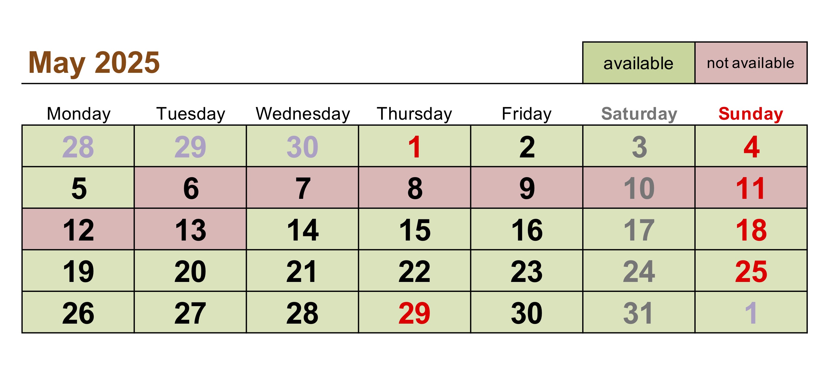 May