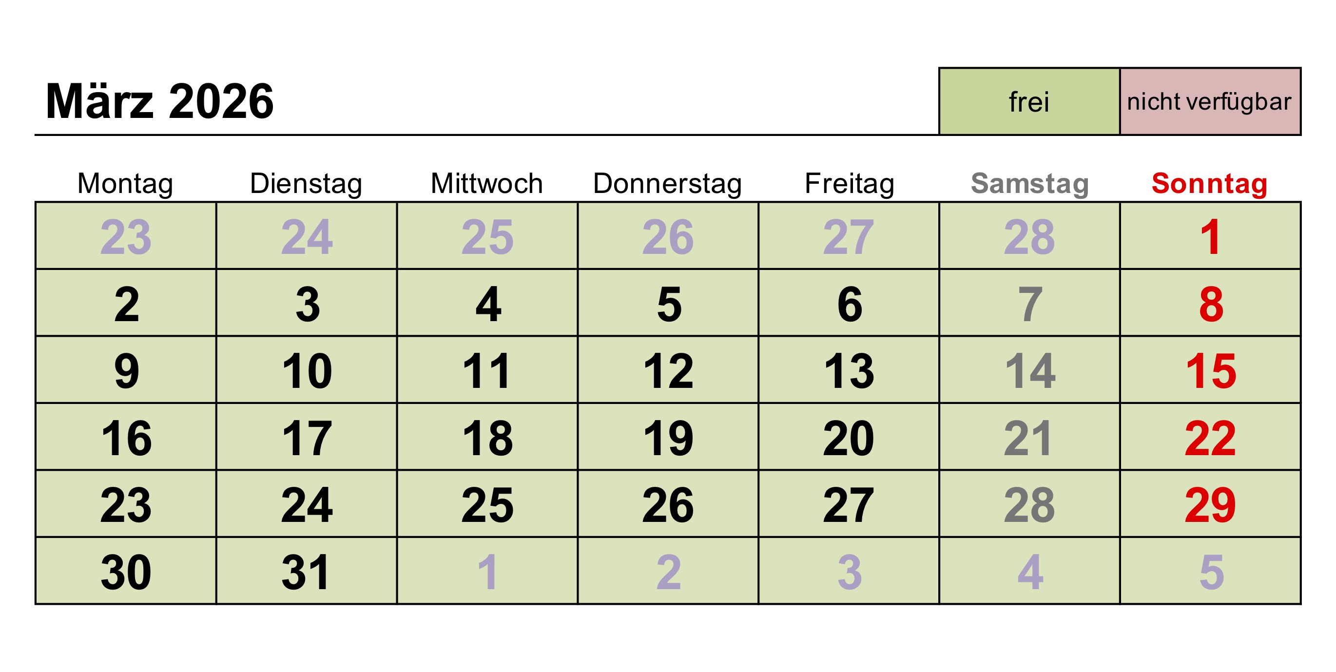 März